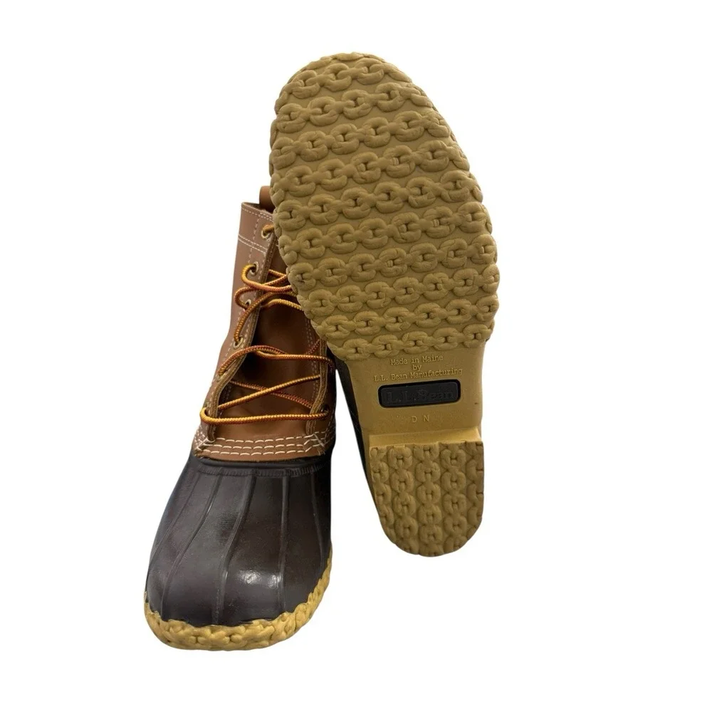 LL BEAN Boot Waterproof Duck Men's Size DN